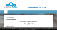 Desktop Screenshot of cerrajerosmadrid.com