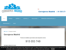 Tablet Screenshot of cerrajerosmadrid.com